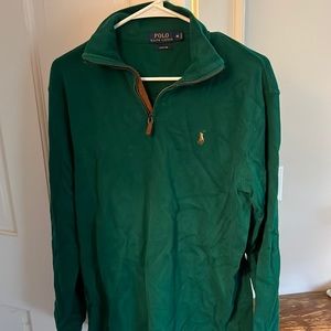 Brand new polo half zip sweater
